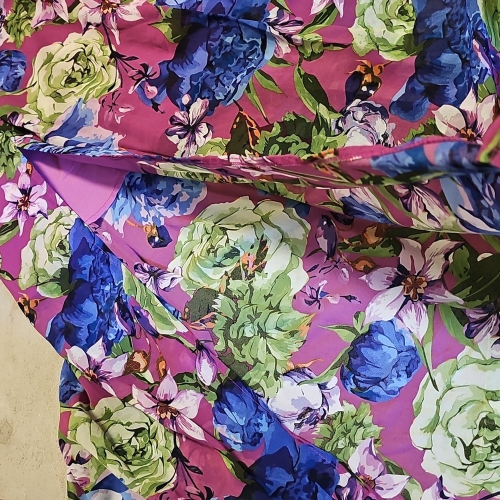 Nwt Floral One-Shoulder Dress - Picture 5 of 5